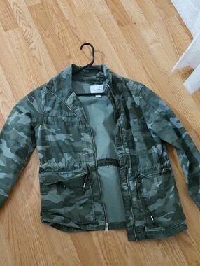Old Navy Olive Green Camo Field Jacket